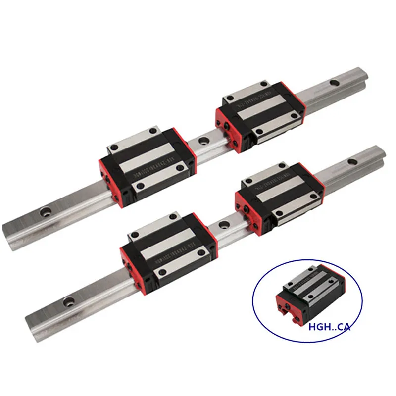 Color : 2PC HGW15CC, Guide Length : 550mm SHAXX 1PC Linear Rail Guide HGR15 1PC /2PCS HGH15CA/HGW15CC Linear Narrow/Flange Carriages Sliding Block CNC Parts Color : 2PC HGW15CC, Guide Length : 550mm SHAXX 1PC Linear Rail Guide HGR15 1PC /2PCS HGH15CA/HGW15CC Linear Narrow/Flange Carriages Sliding Block CNC Parts