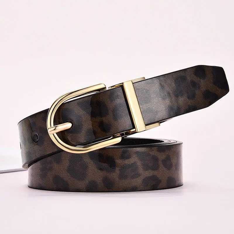 JIFANPAUL Women's Genuine Leather Fashion Belt with Ladies Dress High Quality Vintage Belt Luxury new Gold Buckle Free Shipping - Цвет: Y2