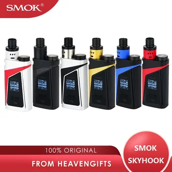 

Original 220W SMOK SKYHOOK RDTA BOX Vape Kit Built-in 9ml Tank ALL-in One Style Skyhook RDTA Kit vs Smok Gpriv/ Drag 2/ shogun