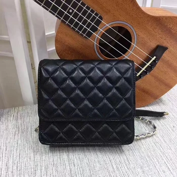 

Classic women's small square bag luxury high quality leather shoulder bag designer fashion chain diagonal bag mini bag