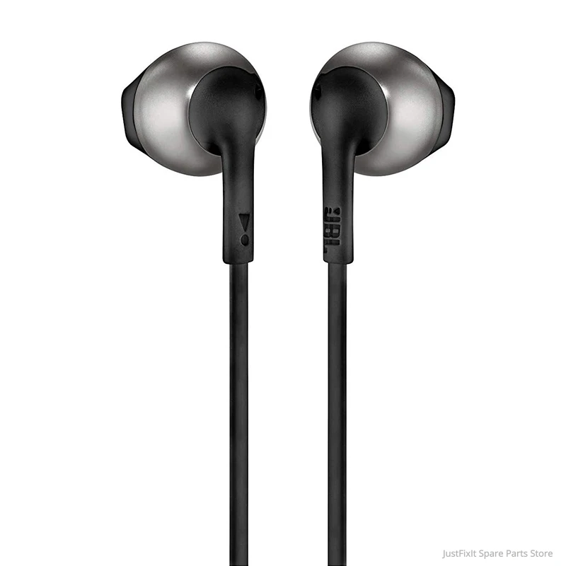 JBL T205A Earphones 3 5mm Wired Stereo Music Earbuds In ear HIFI Sport Headset 1 button Control Hands free Call with Microphone