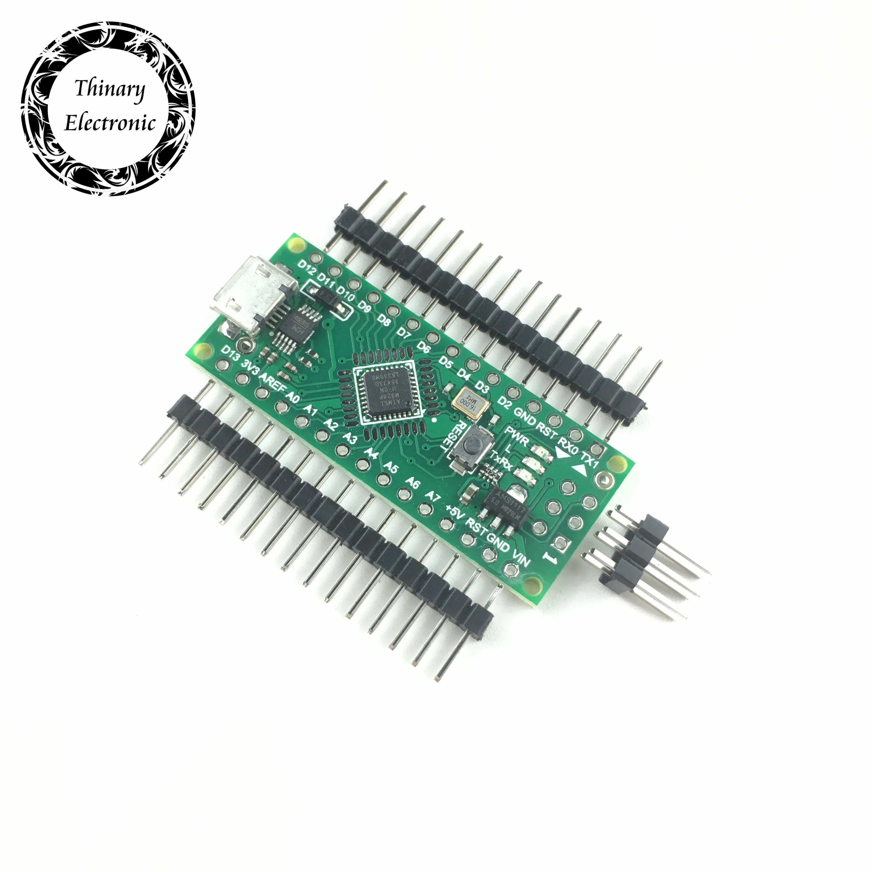 Горячая Распродажа 1 шт. Nano 3,0 контроллер совместим с arduino nano Atmega328 серии CH340 USB драйвер без кабеля NANO V3.0