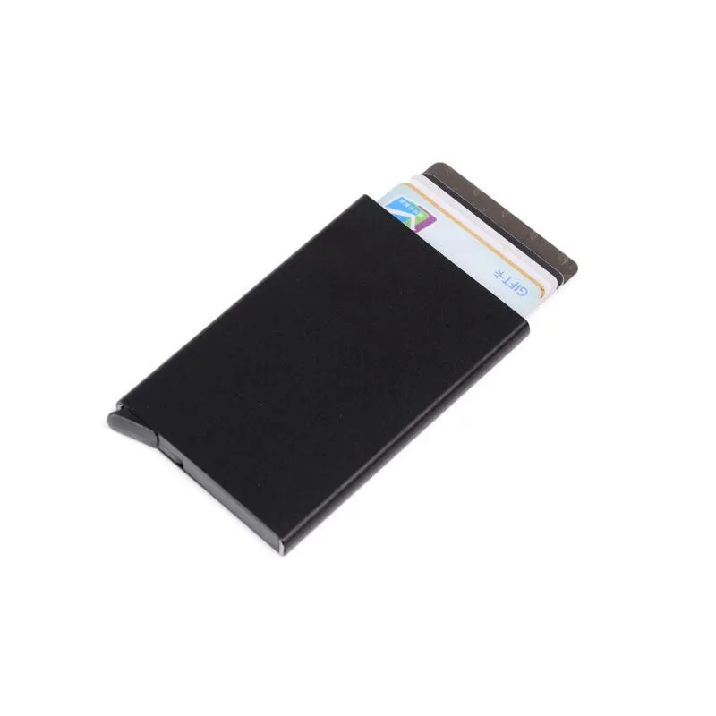 Wallet Card Holder Card Holder Credit Card Holder Credit Card Wallet Card Wallet ID Card Holder ID Card Case Wallet Card Bag Document Card Wallet Credit Card Holder Men Slim Anti Protect Travel ID Cardholder Women Rfid Wallet Metal Case Porte Carte