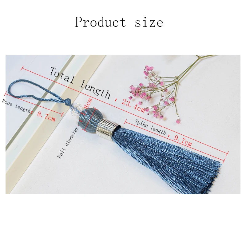 10cm Ball Tassel with Hanging Rope 2pcs/lot