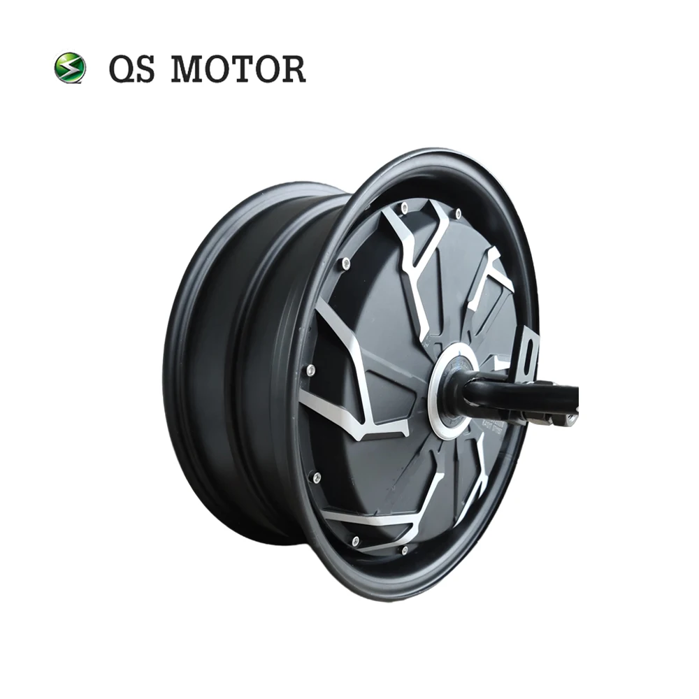 Qs Motor 12*5.0inch 2000w V4 48v 70kph Hub Motor For Electric Motorcycle Electric Vehicle