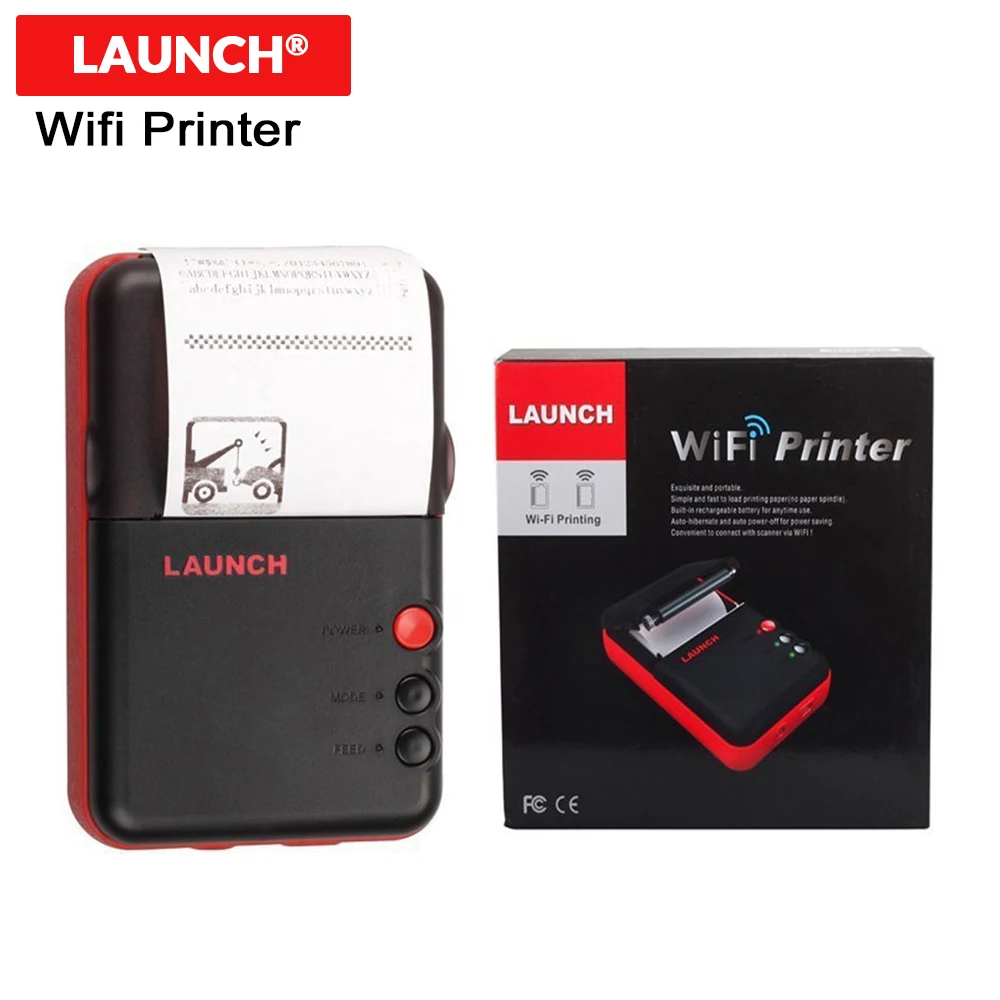 Мини Wi Fi принтер Launch X431 для DIAGUN IV / x431 V pro Mini/x 431 + plus|Считыватели кодов и сканеры| |
