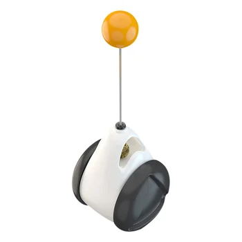 

Smart Pet Cat Toy with Wheels Automatic No Need Recharge Cat Toys Interaction with Rotating Mode TB Sale