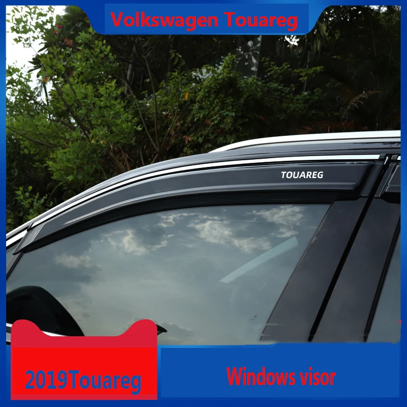 Suitable for Volkswagen19 new Touareg window shades modified rain eyebrow windows touareg decoration