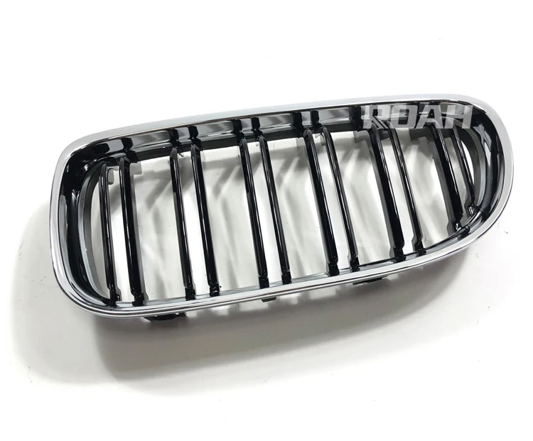 Front Bumper Kindey Double Slat Chrome Silver Black Grille For BMW 3 Series M3 E90 LCI 325I 328I 335I 335Xi 330I 330Xi 2008-2011 lund bug deflector