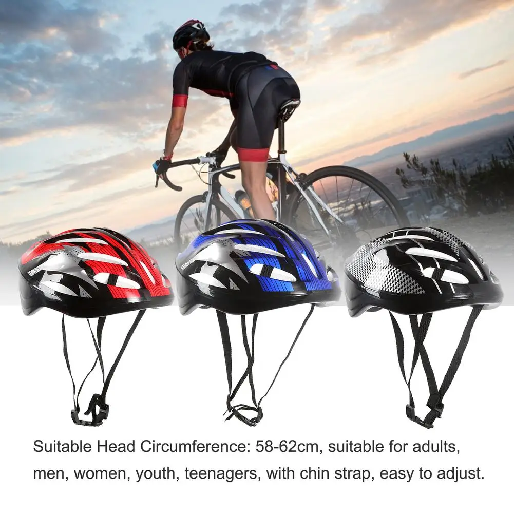 Casque Vélo Adulte Léger - Réglable 57-63 Cm - 18 Aérations - Visière Amovible - Certifié CE