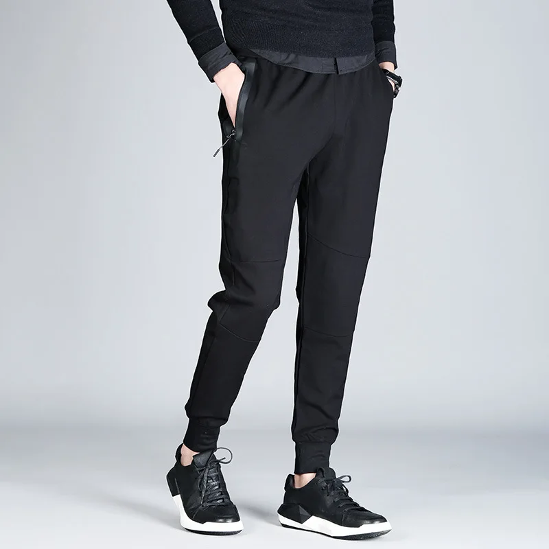

Casual Pants Men's Skinny Pants Korean-style Trend Harem Sports Long Pants Closing Sweatpants Men Spring New Style