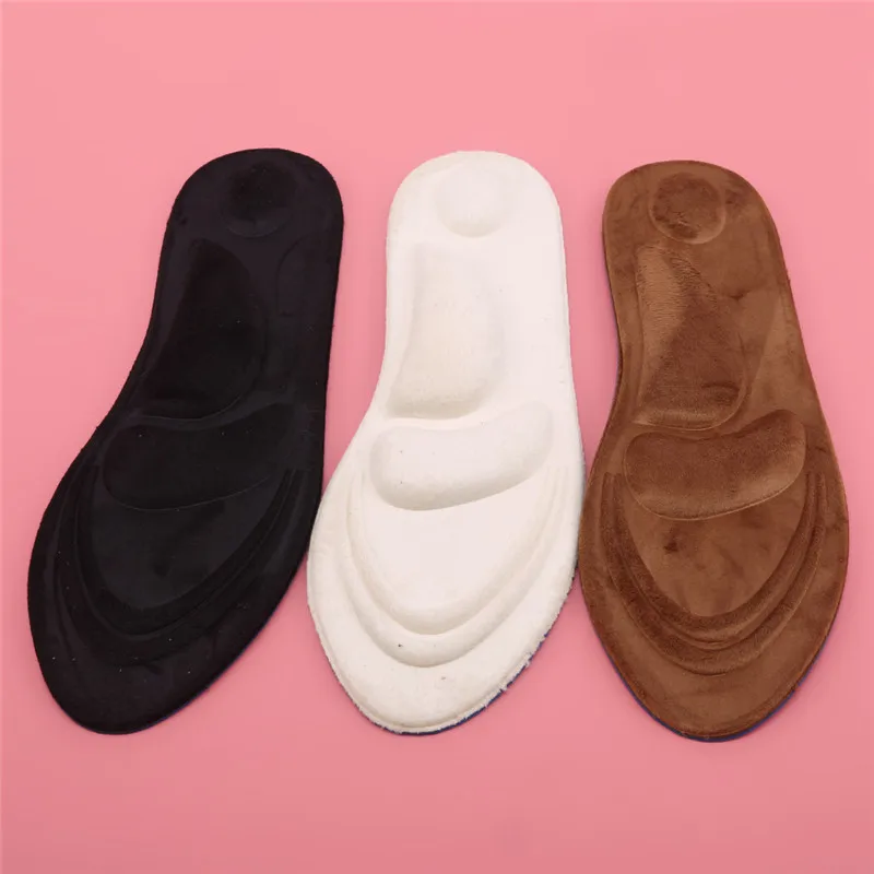 

4D Velvet Soft Memory Foam Orthopedic Insole Comfort For High Heel Shoe Pad Pain Relief Insert Cushion Feet care Pads