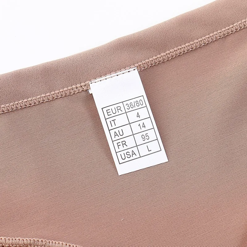 Ropa interior sin costuras para mujer bragas de cintura elu00e1stica con costuras de cintura alta Soft