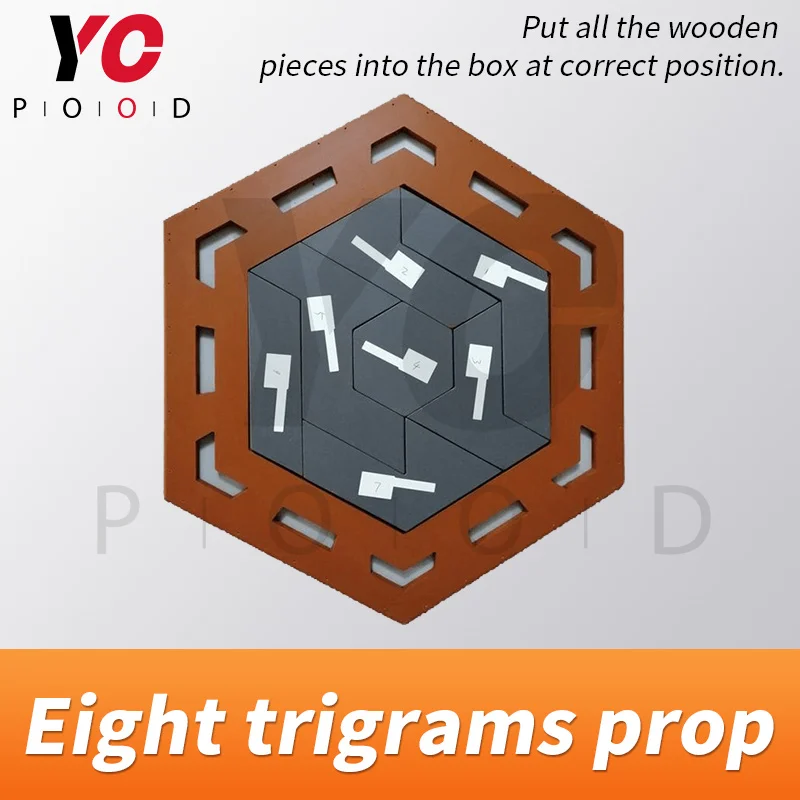 Takagism Game prop eight trigram положите все деревянные части в коробку правильном
