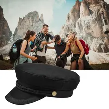 Женские военные береты, шапки, матросские кепки, плоская кость, Casquette Militaire, модная вышивка, кружевное украшение, капитан, хлопковые кепки в военном морском стиле
