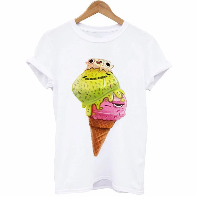 

Fashion Tee Shirt White T-shirts Kawaii Christmas Shirts Plus Size NEW Women's Rabbit Animal Pattern T-shirts Cartoon Print Tops