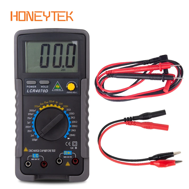 HONEYTEK LCR4070D LCR Meter Digital Inductance Capacitance Resistance