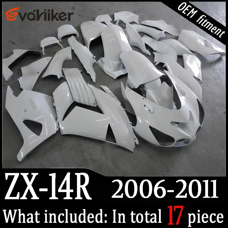 Заказной обтекатель для ZX-14R 2006-2011 ZX14R 2012- ABS мотор панели обвес комплект литья под давлением формы черный Пламя+ подарки