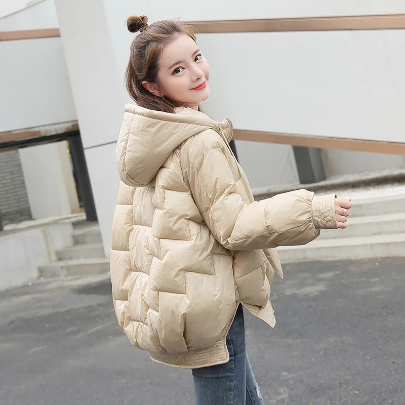 

2019 Winter New Style Korean-style Small Chili Cotton-padded Clothes Women's Short Loose-Fit BF Fashion Cotton Coat