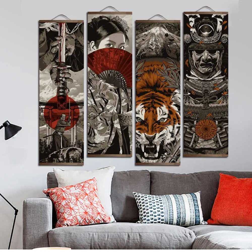 Ukiyo-E 4 Piece Collection 3