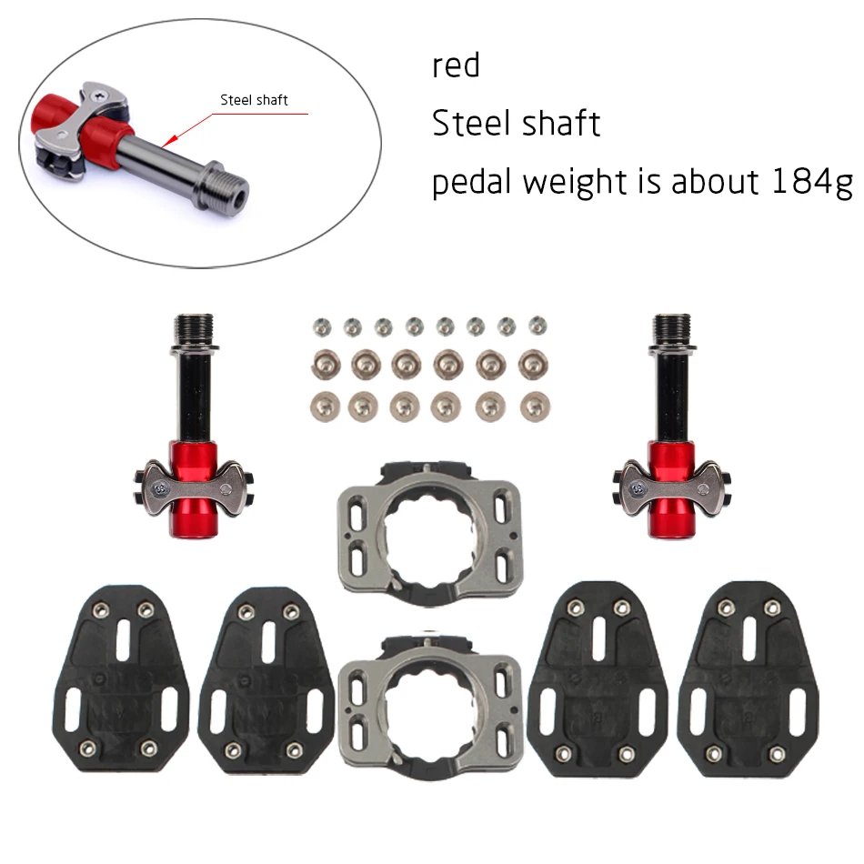 Description Picture 4 of itemTitanium Alloy Axle Road Bicycle Pedals ultra-light self locking pedal pedal road bike auto-lock fur SpeedPlay pedal 204g