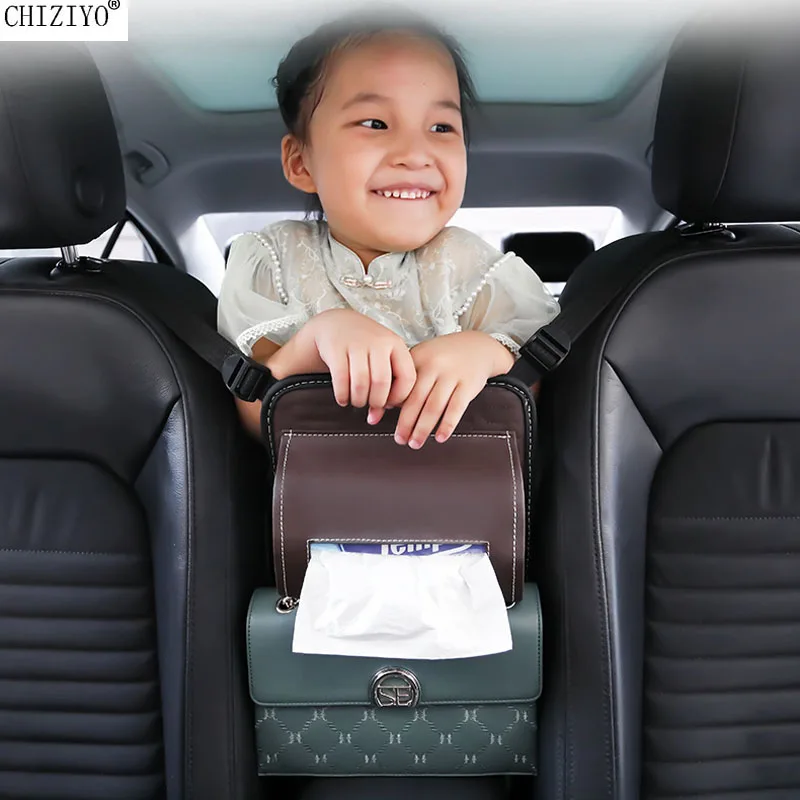 Organizer Per Auto Tra I Sedili, In Pelle PU, Multi-tasca, Grande Capacità, Barriera Per Animali E Bambini - 4