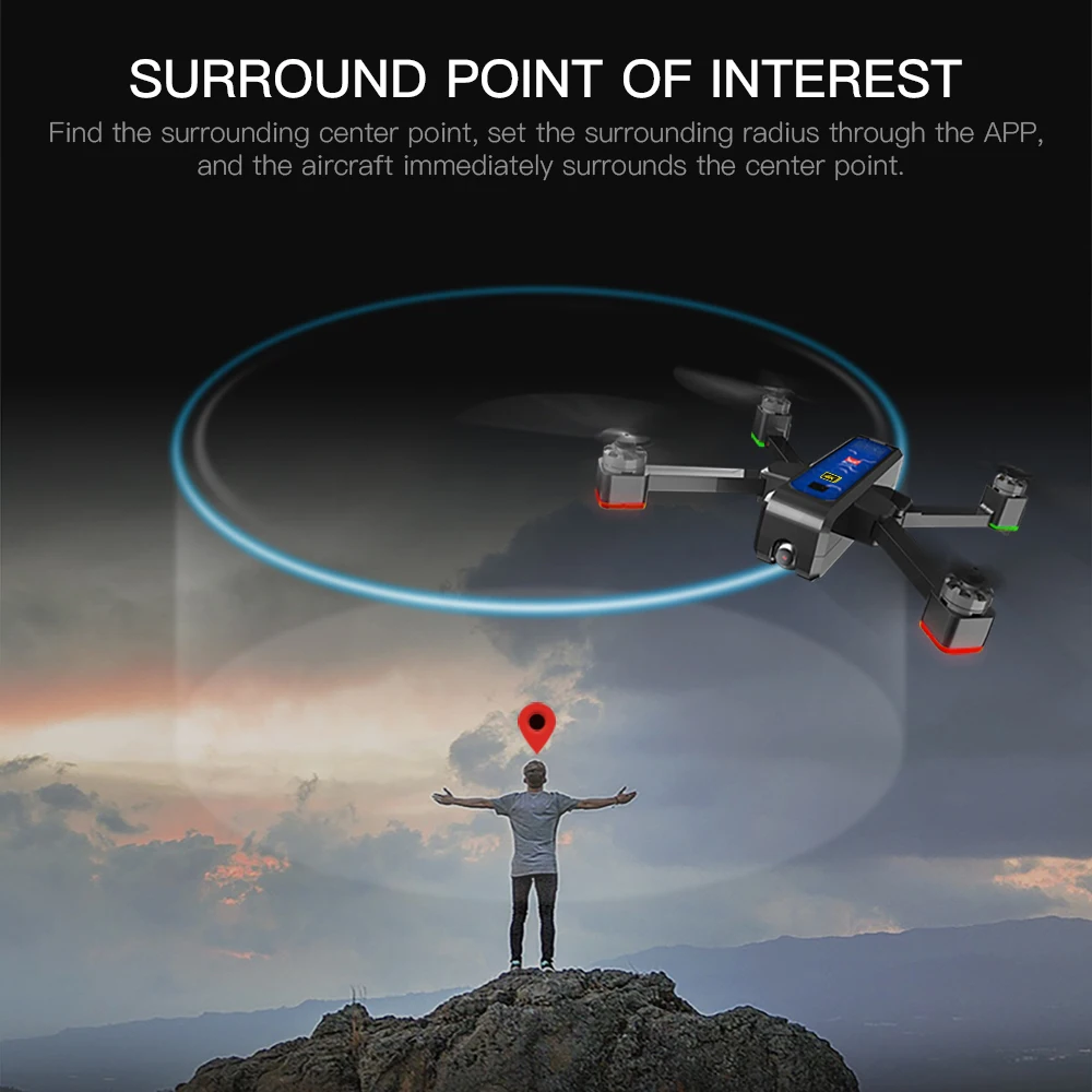MJX B4W бесщеточный Радиоуправляемый Дрон с камерой 4K 5G wifi FPV gps позиционирование дрона оптического потока Квадрокоптер Дрон игрушки для детей