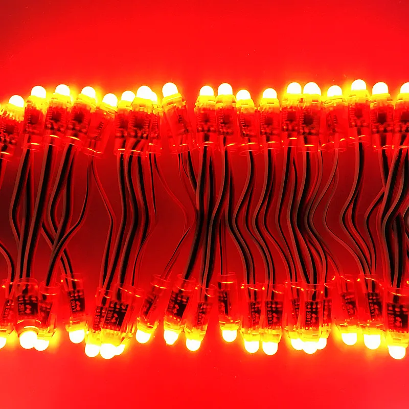 Пиксельные модули DHL1000pcs WS2811 led DC5V 12mm IP68 RGB рассеянный адресный + контроллер T1000S 1