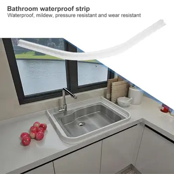

Bathroom Shower Room Water Stop Strip Waterproof Strip Water Barrier Floor Block Dry And Wet Separation Home Improve