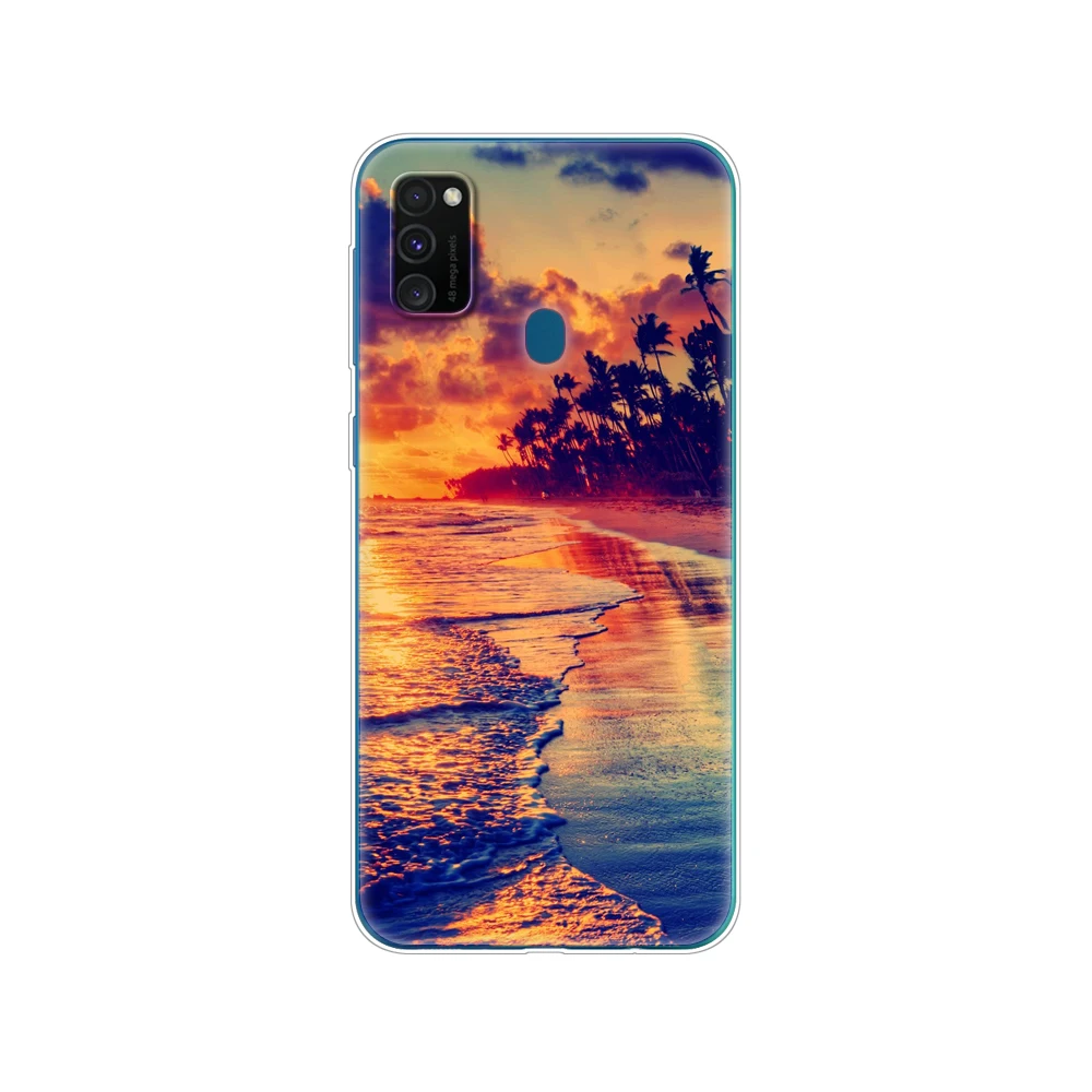 Силиконовый чехол для Samsung Galaxy M30s телефона бампер M 30s SM M307 мягкий из ТПУ|Бамперы| |