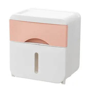 

Paper Tube Hand Tray Bathroom Free Punching Paper Toilet Paper Tray Waterproof Toilet Paper Storage Box
