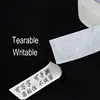 DELVTCH White Color Adhesive Masking Tape Bands Single Side Tearable Writable Office House Oil Painting Art Sketch Paper Sticker 4