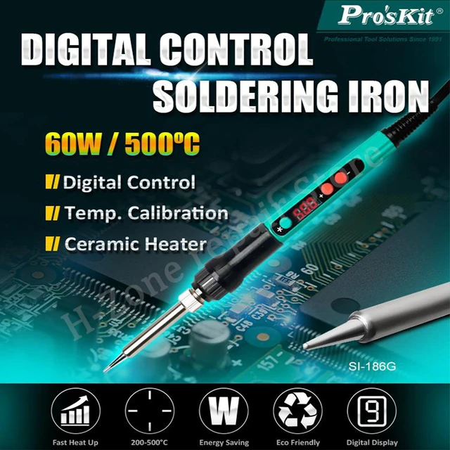 Kit Soldador 40w + Desoldador Estaño Profesional Proskit