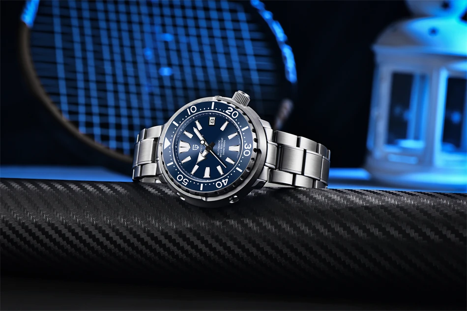 PAGANI DESIGN New 45MM Tuna Diving Wristwatch Men's 300M Waterproof Mechanical Automatic Watches Ceramic Bezel Relogio Masculino