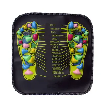 

Square Stone Road Foot Massage Cushion Square Massage Foot Pad Massage Foot Mat Cobblestone Road Sole Acupressure Cushion