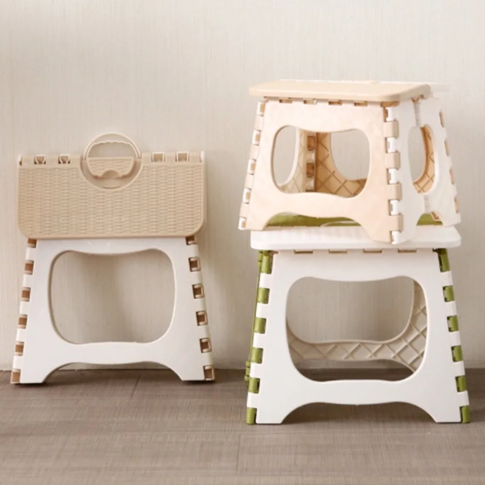 Складной стул складной пластиковый портативный маленький стул скамья для детей дети взрослые уличные стулья для ванной комнаты