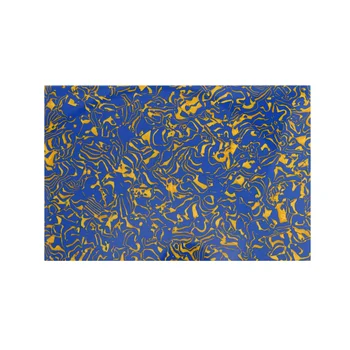 

Musiclily 435x290mm Pickguard Blanks Material for Electric Guitar Bass Scratch Plate Sheet Custom, 4Ply Blue Yellow Shell