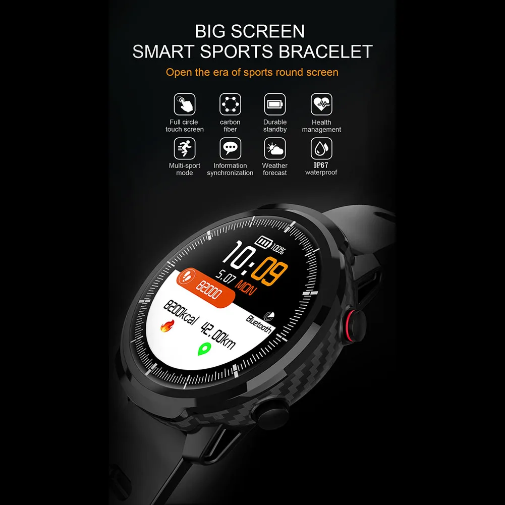 Senbono S10 подарок HD шагомер экранный модный сон кровяное давление Смарт часы Пульс IP68 водонепроницаемый Бег полный сенсорный