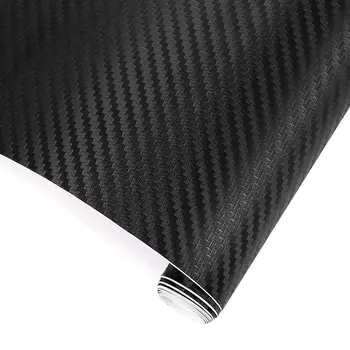 

3D Carbon Fibre Adhesive Wrap for Car 1500 x 300 mm Black for Interior/Exterior Textured 3D Effect