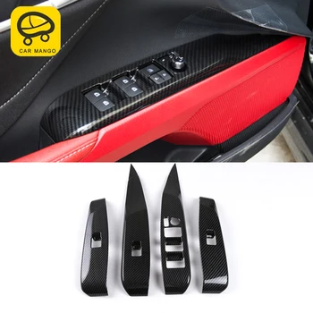 

CarManGo for Toyota Camry XV70 2017-2020 Car Styling Windows Control Panel Chrome Cover Trim Frame Sticker Interior Accessories