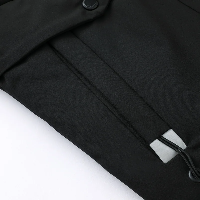 ICPANS размера плюс XXXL 4XL зимняя длинная Мужская парка с капюшоном водонепроницаемая Повседневная Pacthwork зимняя куртка мужская обычная теплая на молнии