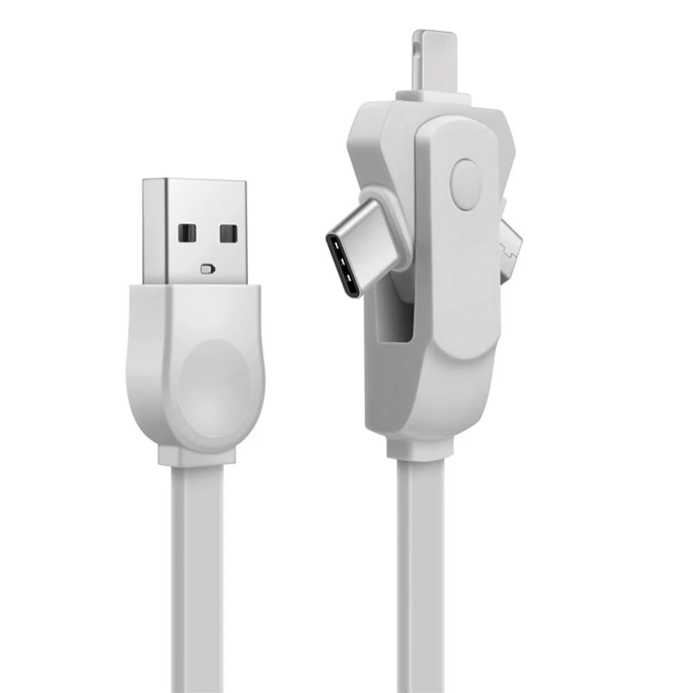 KISSCASE Универсальный 3 в 1 2.4A type-C кабель Micro USB кабели type-C кабель Micro USB телефон зарядное устройство кабели адаптер для samsung S10