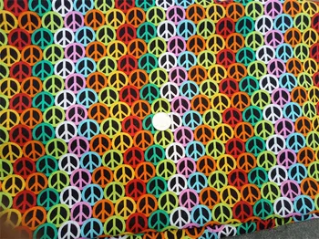 

50x110CM Cotton Fabric Magic Circle Print Eco-friendly Fabric Sewing Material Patchwork Cushion Cover Backpacks Curtain