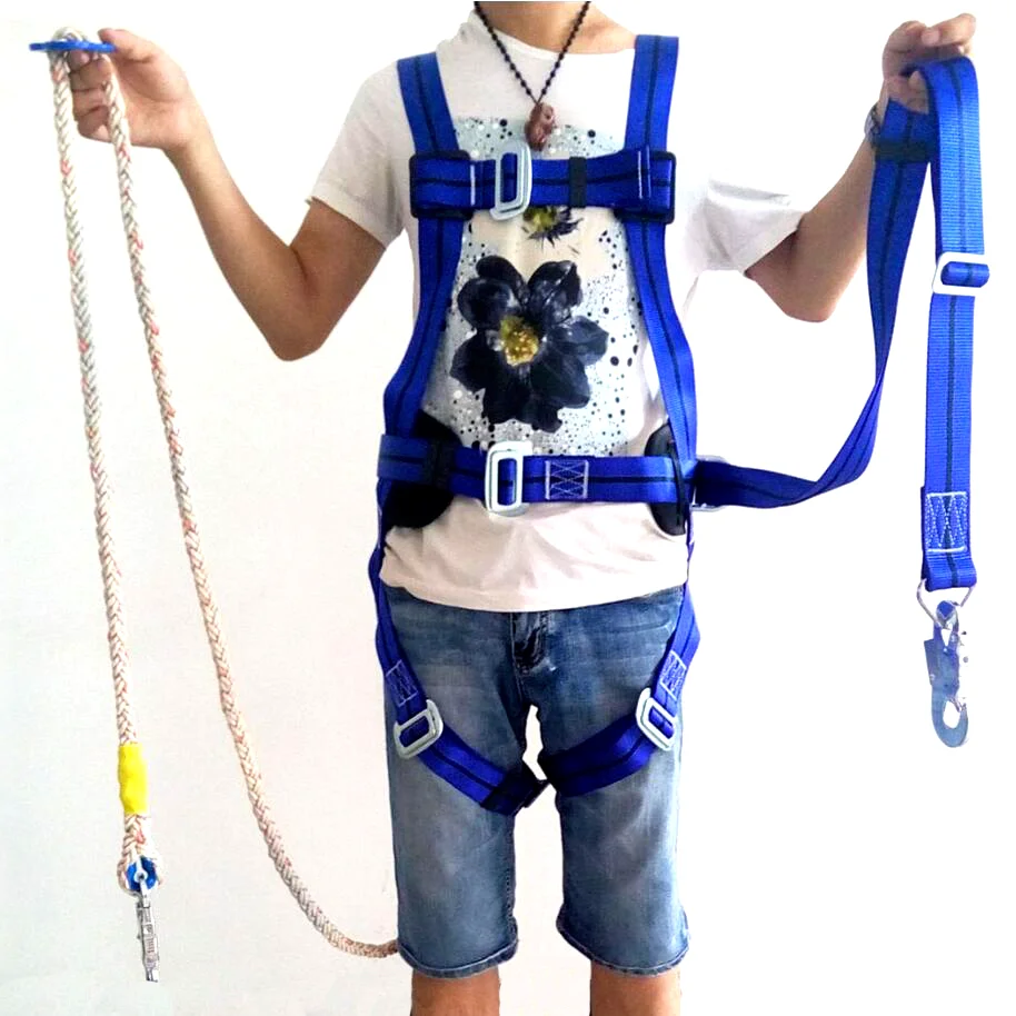 Full Body Safety Harness for Fall Protection with Pole Straps