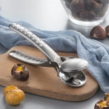 

2-In-1 Quick Chestnut Clip Nut Cracker Opener Sheller Walnut Pliers Metal Cutter Kitchen Fruit Vegetable Tools Accessories
