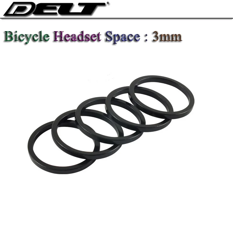 5/10 шт. шоссейный велосипед MTB горный велосипед вилка прокладки для велосипеда кольцо 3x28,6x34 мм черный Алюминий