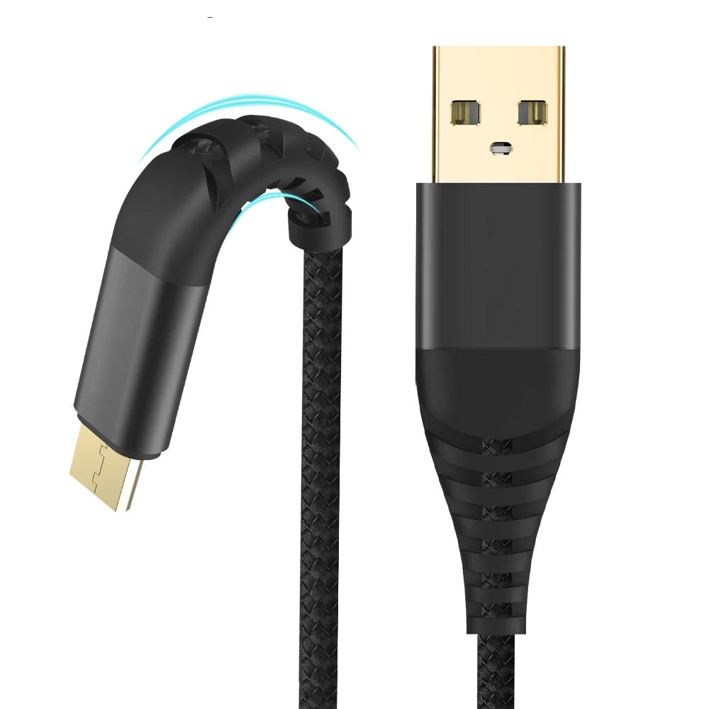 2A Micro USB Cable Nylon Braid Data Mobile Phone Cables For Huawei P30 P20 Samsung Galaxy S7 edge S6 Xiaomi Redmi Note 5 | Мобильные
