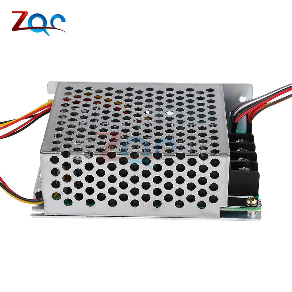 DC 10-50V 40A PWM DC Motor Speed Controller LED Digital Display 0-Adjustable 12V 24V 48V 2000W MAX 60A Reversible
