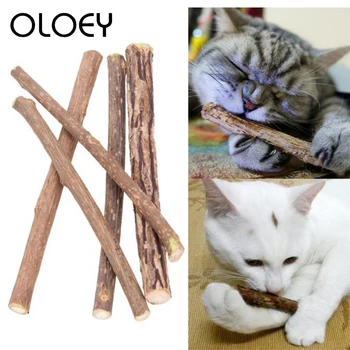 

5/6/7/10pcs Pet Cat Toy Pure Natural Catnip Molar Branch Toothpaste Playing Cat Snacks Sticks Pet Cat Cleaning Teeth Products
