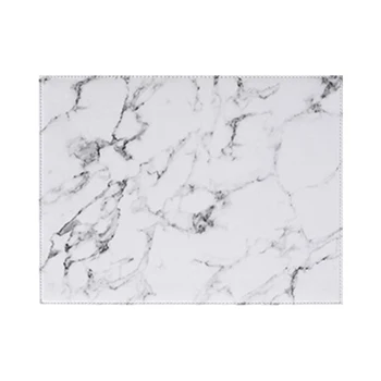 

4pcs/set PVC Multifunction Home Decor Living Room Imitated Marbling Placemat Kitchen Table Rectangle Restaurant Stain Resistant